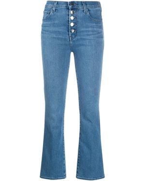 J Brand Vaqueros capri acampanados - Azul