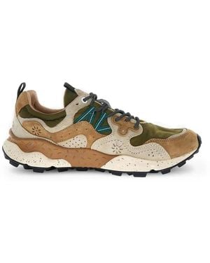 Flower Mountain Yamano 3 Suede Trainers - Metallic