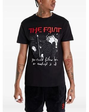 Pleasures Graphic-Print T-Shirt - Black