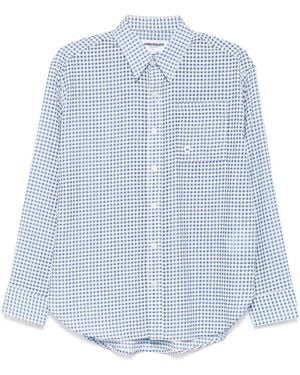 Chocoolate Patterned Shirt - Blue