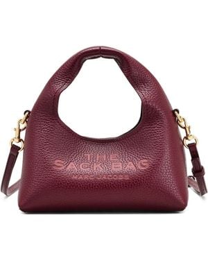 Marc Jacobs Bandolera con logo en relieve - Morado