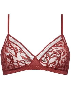 Eres Sujetador Triangular Fraicheur Sin Aros - Rojo