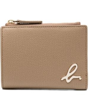 agnès b. Leather Wallet - Natural