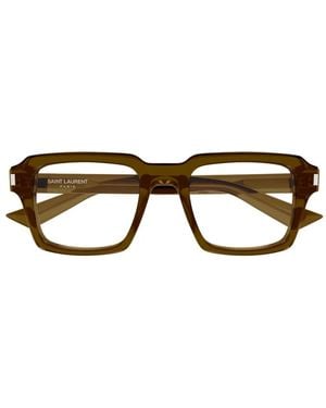 Saint Laurent Gafas Con Montura Cuadrada - Multicolor