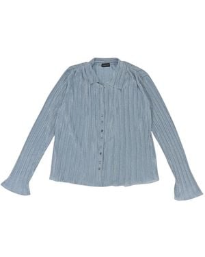 CALLIPYGIAN Hemd aus Lurex - Blau
