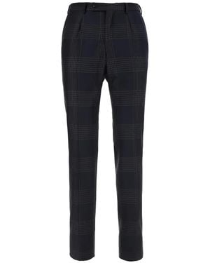 Gabriele Pasini Check Trousers - Blue
