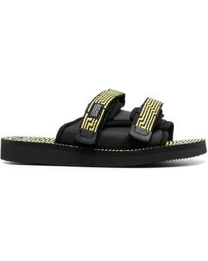 Suicoke Sandali Moto-Jc01 Con Strappi - Nero