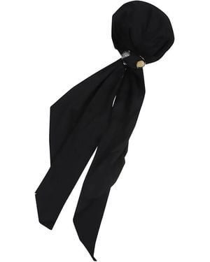HAMOULET Iris Kopftuch Mit Perlen - Schwarz
