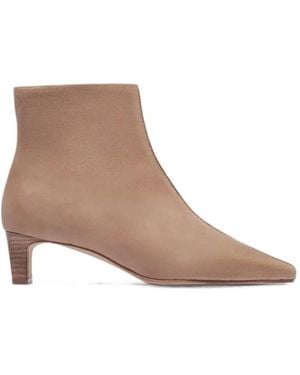 Bernardo Everett Square-Toe Ankle Boots - Brown