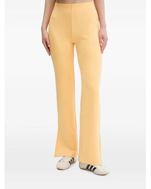 adidas Soft Lux Flared Trousers - Yellow