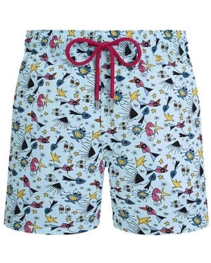 Vilebrequin Swim Shorts Moorise - Blue