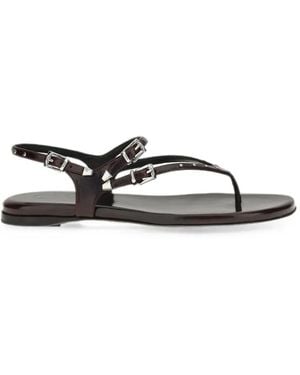 Chloé Susanna Studded Leather Sandals - White