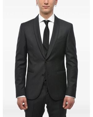 Corneliani Shawl-Lapel Three-Piece Suit - Black