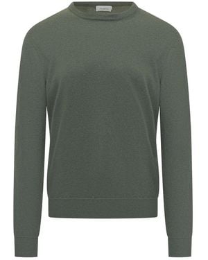Malo Pullover mit Rundhalsausschnitt - Grün