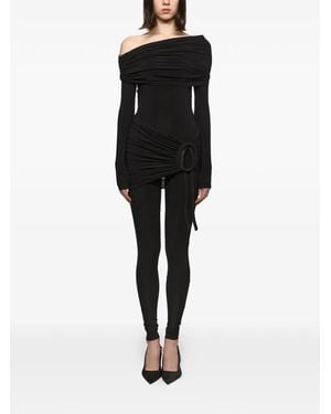 Atu Body Couture Mono Con Hombros Descubiertos - Negro