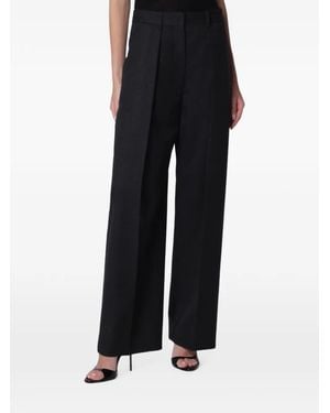 Victoria Beckham Cecilia Wool Pants - Black
