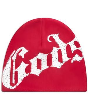 Godspeed Studded Logo Beanie Hat - Red