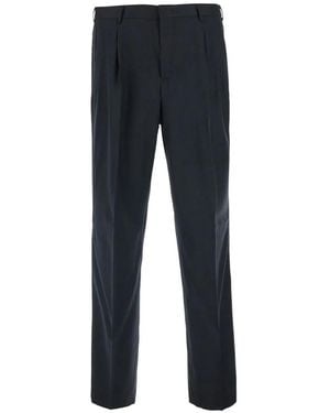 PT Torino Edge Pleated Pants - Blue