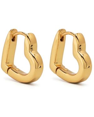 Bimba Y Lola ハートモチーフ フープピアス - メタリック