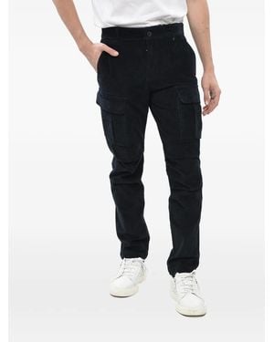 DIESEL Ribbed Velour Cargo Trousers - Blue