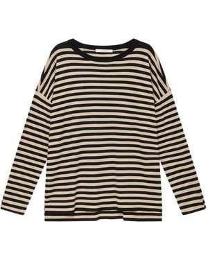 Maliparmi Striped Top - Black