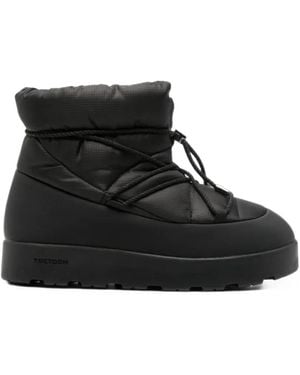Tretorn Iluna Hybrid Quilted Drawstring Boots - Black