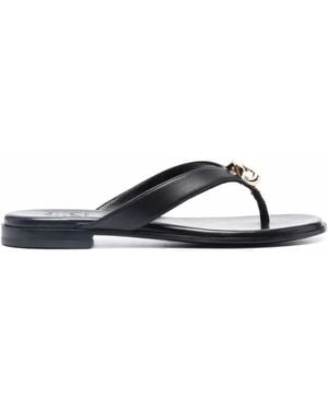 Givenchy Leather Flip-flops - Black