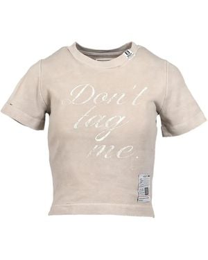 Maison Mihara Yasuhiro Sun-Faded Distressed T-Shirt - Natural