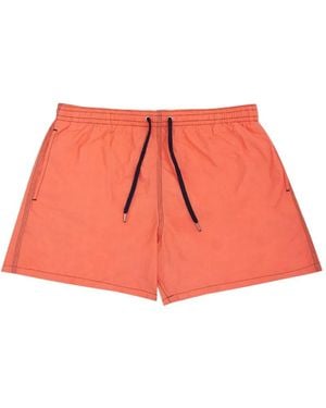 Malo Kordelzug-Badehose Mit Seitentasche - Rot
