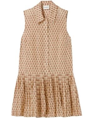 Claudie Pierlot Abito Corto Con Stampa - Neutro