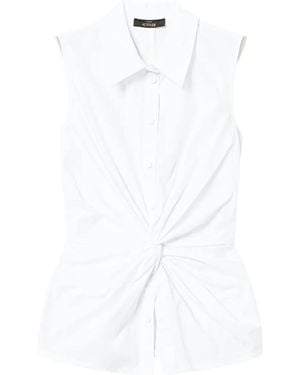Twinset Camicia Smanicata - Bianco