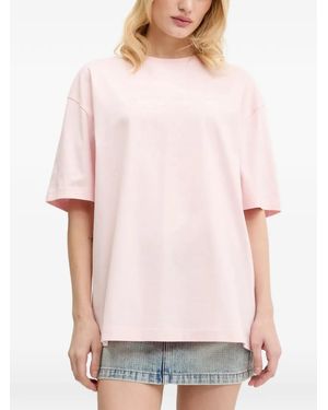Miss Sixty Short-Sleeved Crewneck T-Shirt - Pink
