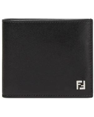 Fendi Squared Ff Wallet - Black