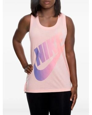 Nike ロゴ タンクトップ - ピンク