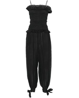 ANDAMANE Noor Ruffled Jumpsuit - Black