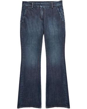 Slowear Faded-Effect Flared Jeans - Blue