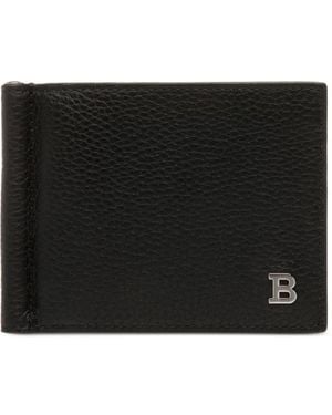 Bally Portefeuille En Cuir À Design Embossé - Noir