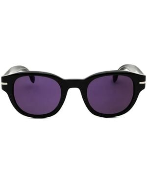 BOSS Round-Frame Sunglasses - Purple