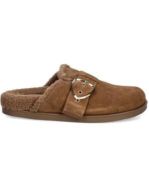 Blauer Glade Buckle-Strap Loafers - Brown