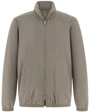 BOGGI Technical Fabric Bomber Jacket - Grey