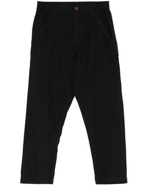 Comme des Garçons Elasticated-Waistband Pants - Black