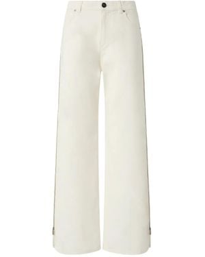 Pinko Zip-Detail Jeans - White