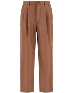 Herno Gerade Hose - Braun