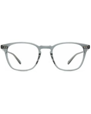 Garrett Leight Albright Brille Mit Eckigem Gestell - Grau