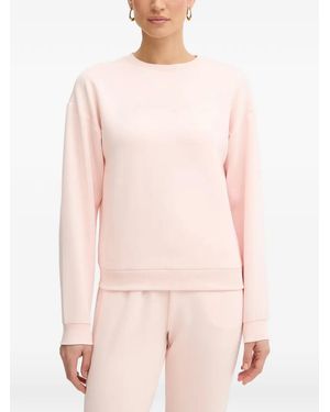 ARMANI EXCHANGE Embroidered-Logo Sweatshirt - Pink
