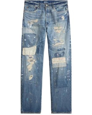 Polo Ralph Lauren Patchwork Jeans - Blue