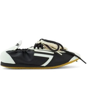 PURAAI Lion Elasticated Trainers - Black