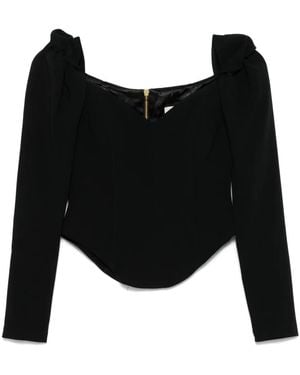 MOOS STUDIO Off-Shoulder Top - Black