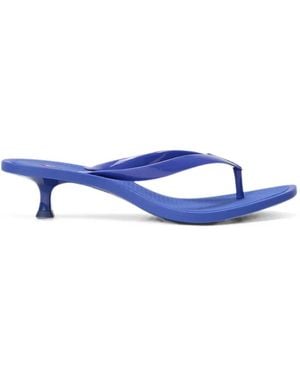 Polo Ralph Lauren Pony-Motif Thong-Strap Sandals - Blue