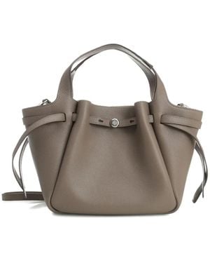 Tory Burch Romy Drawstring Satchel Bag - Metallic